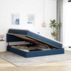 vidaXL Opbergbed met matras met matras Blauw 180 x 200 cm Bewerkt hout