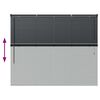 vidaXL Venetiaanse Jaloezie&euml;n Zwart 130 x 160 cm Aluminium