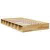 vidaXL Bedframe zonder matras 80x200 cm massief hout eiken