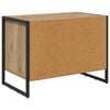 vidaXL Schoenenkast Ambachtelijk eiken 60 x 35 x 44 cm Bewerkt hout