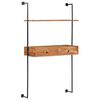vidaXL Wandbureau 90x40x170 cm massief acaciahout