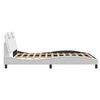 vidaXL Bedframe "Viana" zonder matras kunstleer wit 160x200 cm