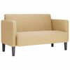 vidaXL Loveseat bank 109 cm corduroy stof grijsgroen