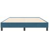 vidaXL Boxspring zonder matras fluweel donkerblauw 160x210 cm