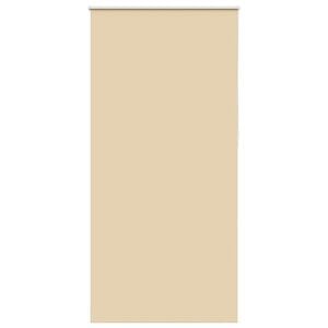 vidaXL Rolgordijn verduisterend 110x230 cm stofbreedte 105,7 cm beige