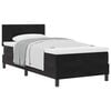 vidaXL Boxspringbed met matras Zwart 90 x 200 cm Fluweel