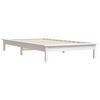 vidaXL Bedframe massief grenenhout wit 90x200 cm