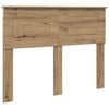 vidaXL Hoofdbord Artisan Eiken Bewerkt hout