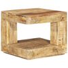 vidaXL Salontafel 45x45x40 cm massief mangohout
