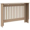 vidaXL Radiatorafdekking 2 pcs Bruin 112 x 19 x 81,5cm Bewerkt hout