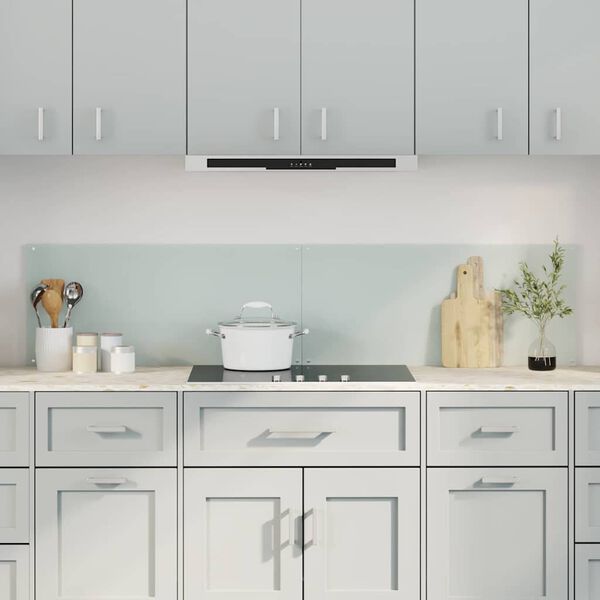 vidaXL Keuken Achterwand 2 pcs Wit 90 x 40 cm gehard glas