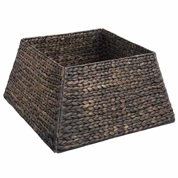 vidaXL Kerstboomkraag Zwart 50 x 50 x 25 cm Waterhyacint