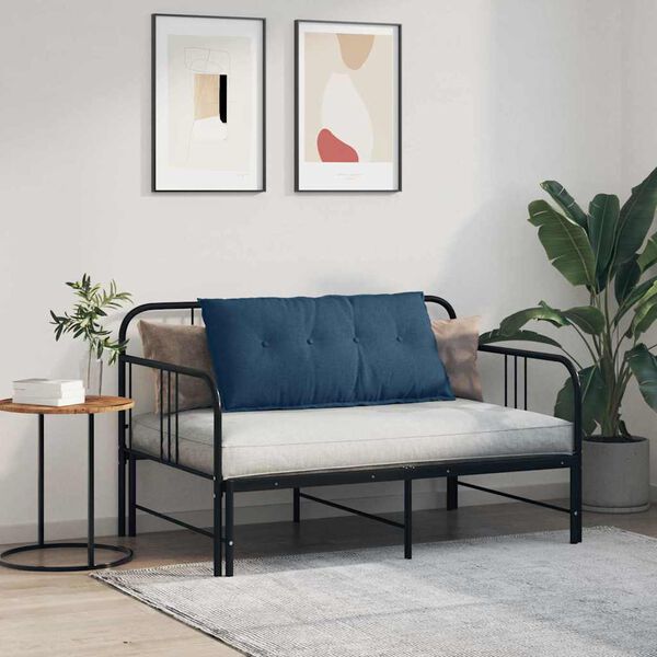 vidaXL Rugkussen Blauw 100 x 19 x 50 cm Stof