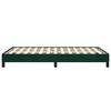 vidaXL Bedframe zonder matras 120x190 cm fluweel donkergroen