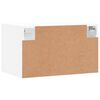 vidaXL Wandkast 60x36,5x35 cm bewerkt hout wit