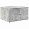 vidaXL Bureau met lade Beton Grijs 131,5 x 50 x 106,5 cm Bewerkt hout
