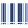 vidaXL Elektrisch Uitschuifbaar Zonnescherm Blauw en Wit 3 x 2,5 m