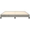vidaXL Bedframe zonder matras 180x200 cm fluweel lichtgrijs