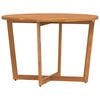 vidaXL Tuintafel rond &Oslash;110x75 cm massief acaciahout