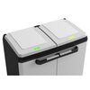 Keter Recyclingkast Split Premium 92 cm grijs en zwart