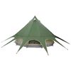 vidaXL Teepee Tent met dak Groen en Grijs 600 x 600 x 347 cm
