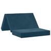 vidaXL Vouwbare Bankbed 80 x 67 x 45 cm Blauw