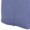 vidaXL Rugkussen Jeans Blauw 180 x 24 x 50 cm Stof
