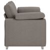 vidaXL Bank 120cm Taupe Stof