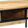 vidaXL Schrijfbureau Bruin 100 x 50 x 75 cm Massief Mango Hout