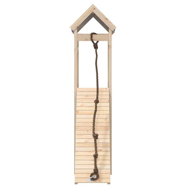 vidaXL Speelhuis massief grenenhout