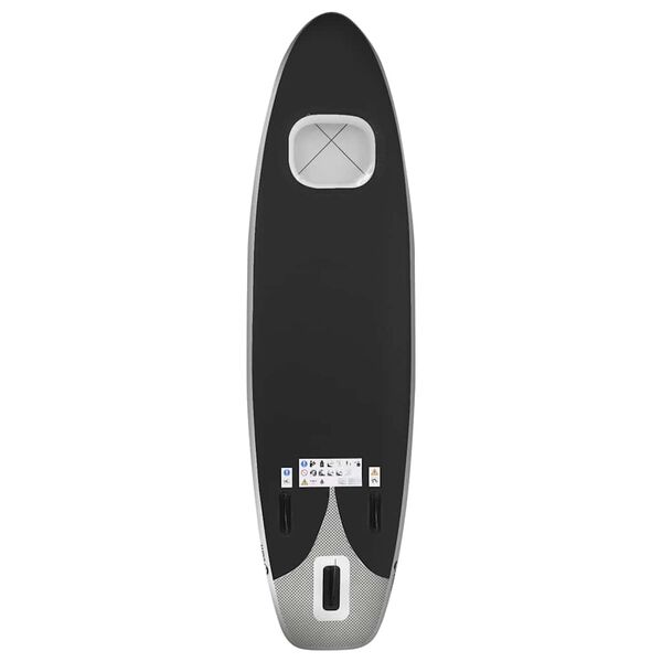 vidaXL Stand Up Paddleboardset opblaasbaar 330x76x10 cm zwart
