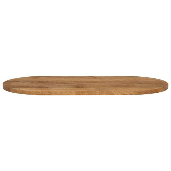 vidaXL Tafelblad ovaal 140x50x3,8 cm massief mangohout