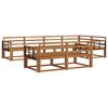vidaXL Buiten bankenset 7 pcs Naturel Massief Acaciahout