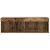 vidaXL Tv-meubelset met LED Oud Hout 100 x 30 x 30 cm Bewerkt hout