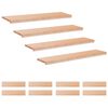 vidaXL Trapmatten 12 st Naturel 120 x 30 x 2 cm Massief beukenhout