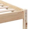 vidaXL Bedframe met hoofdeinde Bruin 160 x 200 cm Massief grenenhout