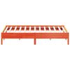 vidaXL Bedframe zonder matras massief grenenhout wasbruin 180x200 cm