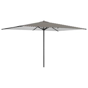 vidaXL Tuinparasol Rechthoekig 2 x 3 m Polyester Zwart en Wit