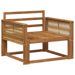 vidaXL Buiten Midden Sofa Naturel