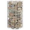 vidaXL Gabion paal rond Ø30x50 cm gegalvaniseerd staal