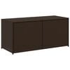 vidaXL Tuinbox 283 L poly rattan bruin