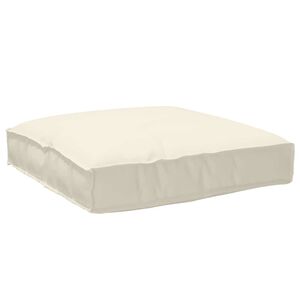vidaXL Kussen Oxford Stof Cr&egrave;me 80 x 80 x 12 cm