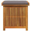 vidaXL Kussenbox voor buiten 60x50x61 cm massief acaciahout