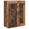 vidaXL Highboard Oud Hout 69,5 x 34 x 180 cm Bewerkt hout