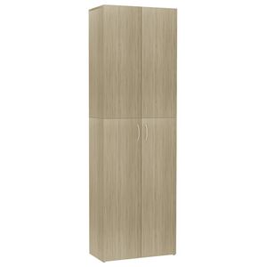 vidaXL Kantoorkast 60x32x190 cm bewerkt hout sonoma eikenkleurig