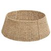 vidaXL Kerstboomkraag Rond Naturel 60 x 60 x 22 cm Zeegras