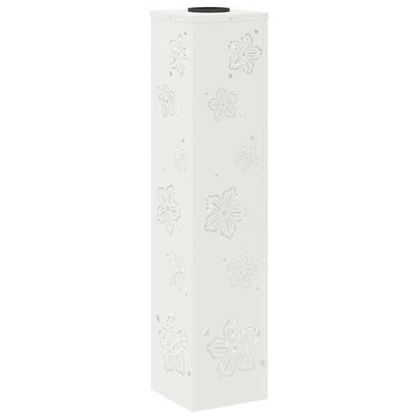 vidaXL Solar LED Pad Licht 2 pcs Wit Koudgewalst staal