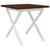 vidaXL Vierkante Eettafel 60 x 55 x 75 cm Massief Acaciahout