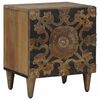 vidaXL Nachtkastje Bruin 40 x 33,5 x 46 cm Massief Mango Hout