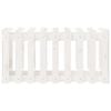 vidaXL Plantenbak verhoogd hekontwerp 100x50x50 cm grenenhout wit